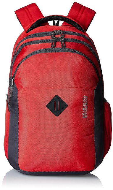 American Tourister Comet Red Casual Backpack 