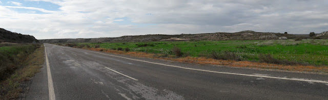 Bujaraloz a Venta de Santa Lucia, Camí de Sant Jaume de Compostela, carretera de Santa Lucia A-1105