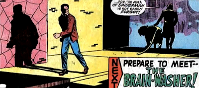 Amazing Spider-Man #58, don heck, john romita, peter parker walks away after a final encounter with ka-zar and zabu in the street