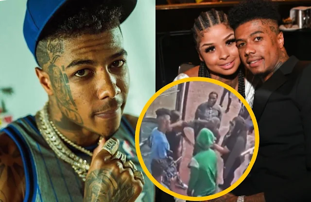 New Footage Shows Chrisean Rock’s Dad Hit Blueface First