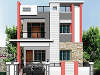 The latest design minimalist House 2 floor Type 45