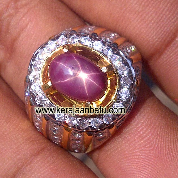 Cincin Ruby Star With Memo Kode P607