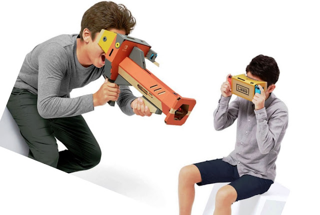 Играйте в виртуальные игры на Nintendo Switch с пакетом Lab VR