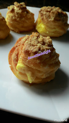 Wattie's HomeMade: Japanese Cream Puff / krim Puff Jepun