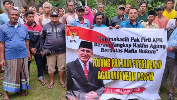 Warga Semarang ke Firli Bahuri: Tolong Pak jadi Presiden Agar Indonesia Bersih