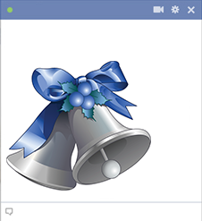 Silver bells emoticon