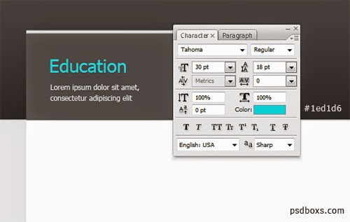 Create a Education Web Design In Photoshop