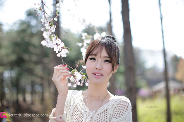 1 Choi Byeol Ha - Outdoor -Very cute asian girl - girlcute4u.blogspot.com