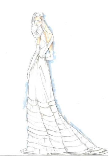 designer dresses sketches. Kate Middleton#39;s Designer