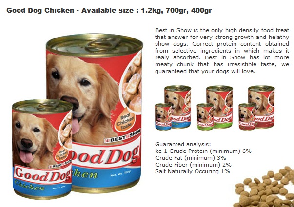 moca petshop: DOG Food