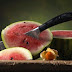A Man arrested for Stabing  A Watermelon