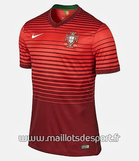 Le maillot du Portugal de la Coupe du monde 2014