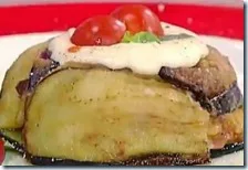 Timballo di anellini con fonduta di grana