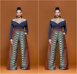 Palazzo Ankara pants outfit