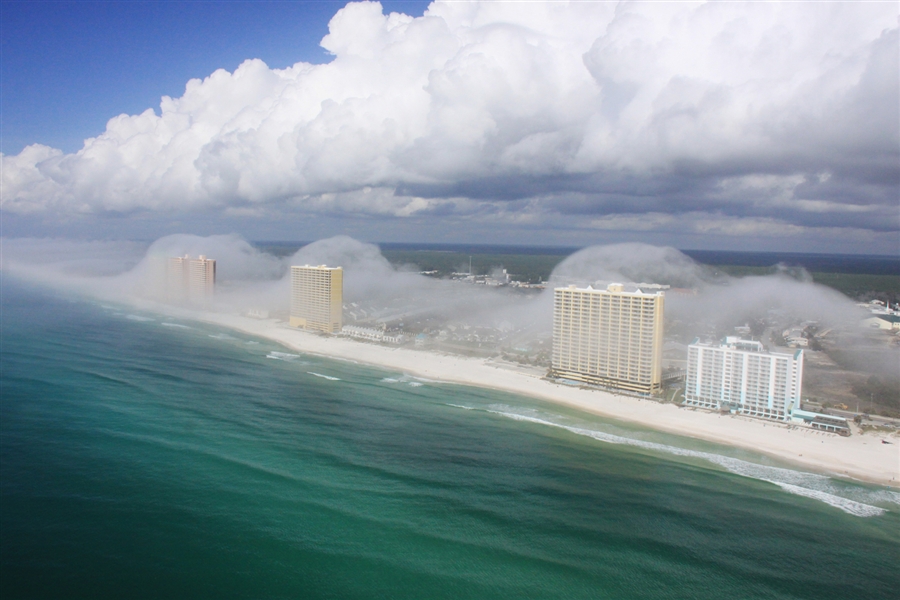 over Panama City Beach