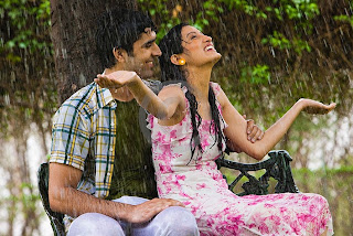 Couple Enjoying Rain