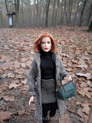 Mattel Barbie doll Dana Scully X Files autumn