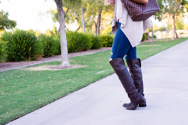 Brown Over The Knee boots for Fall