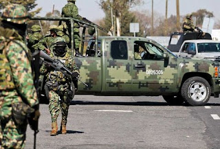 Caen 10 sujetos armados en Culiacán Sinaloa