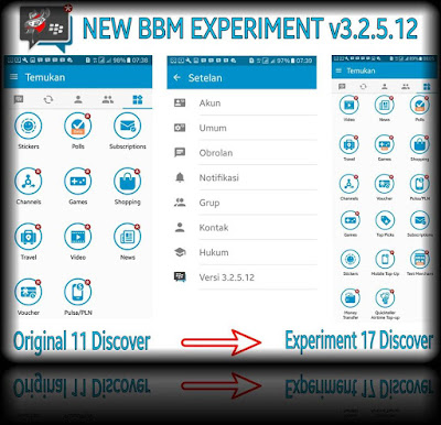 BBM MOD Experiment 3 for Android [v3.2.5.12]