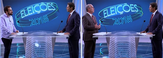 NO DEBATE DA GLOBO FOI SELADA ALIANÇA HADDAD, CIRO E BOULOS