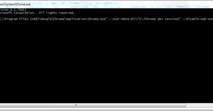 Chrome cors localhost