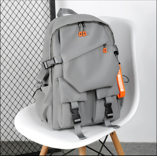 VC High-Quality Luxury Men's Backpack 15.6 Laptop Backpack High-capacity Waterproof For Travel Fashion And School - color gray