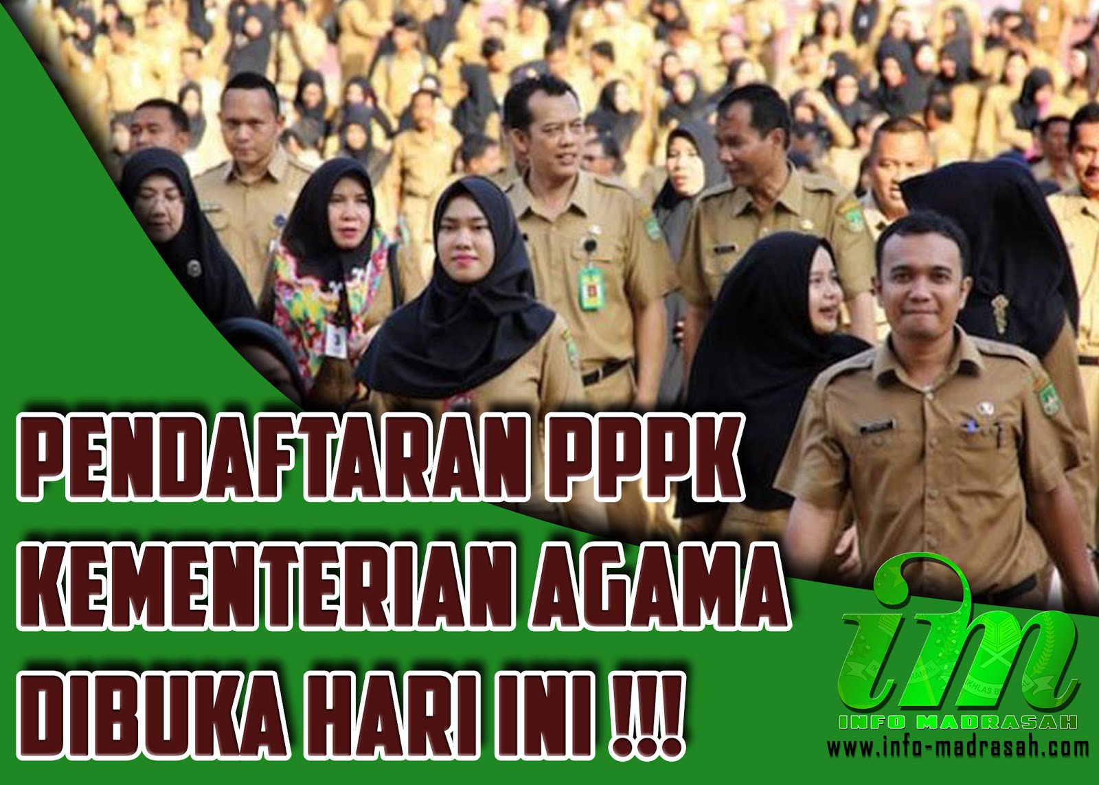 Pendaftaran PPPK Untuk Instansi Kementerian Agama Sudah Dibuka Hari Ini