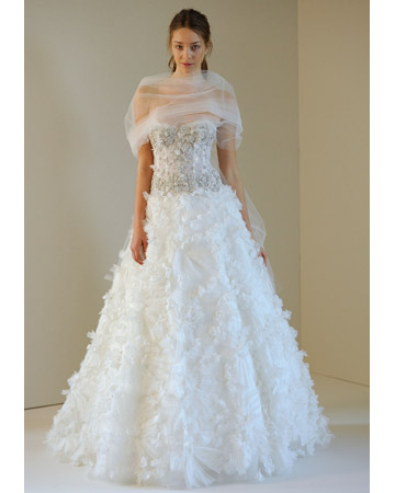 Monique lhuillier wedding dresses 2011 latest fashion from designer 