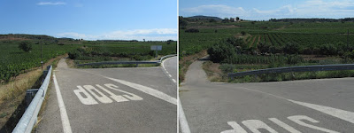 La Bisbal del Penedès a Montserrat; carretera TV-2122 a l'alçada de l'Hostal (Sant Jaume dels Domenys)