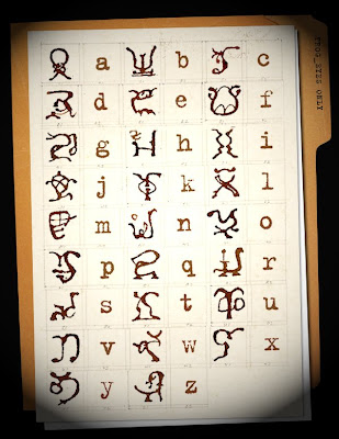 This should be a fun little item to use an ancient alphabet created by 
