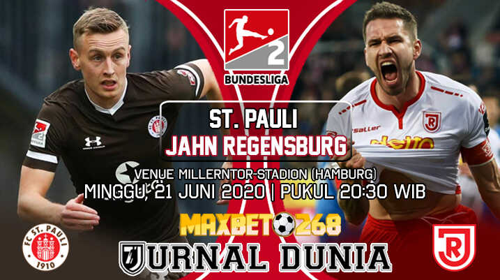 Prediksi St. Pauli vs Jahn Regensburg 21 Juni 2020 Pukul 20:30 WIB