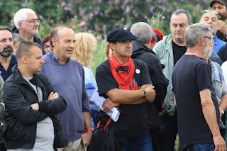 Homenaje a Periko Solabarría en el puente de Rontegi