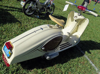 Long tail end of 1957 TWN Tessy scooter.