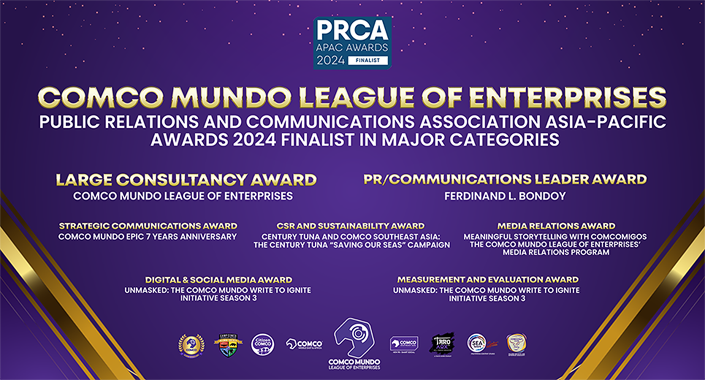COMCO Mundo PRCA APAC Awards 2024