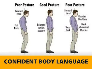 Confident body language