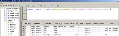 Spatialite MBR SQL Function