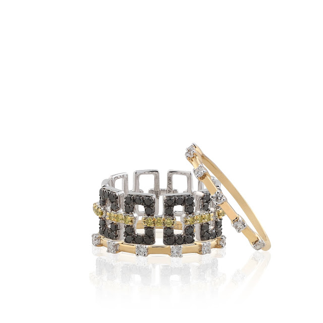 Stackable rings collection from Aurelle by Leshna Shah