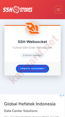 klik create account