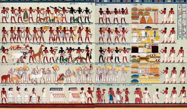 Изображение из гробницы Рехмира, чати Тутмоса III