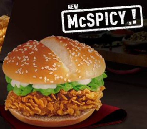 McSpicy Burger is back!