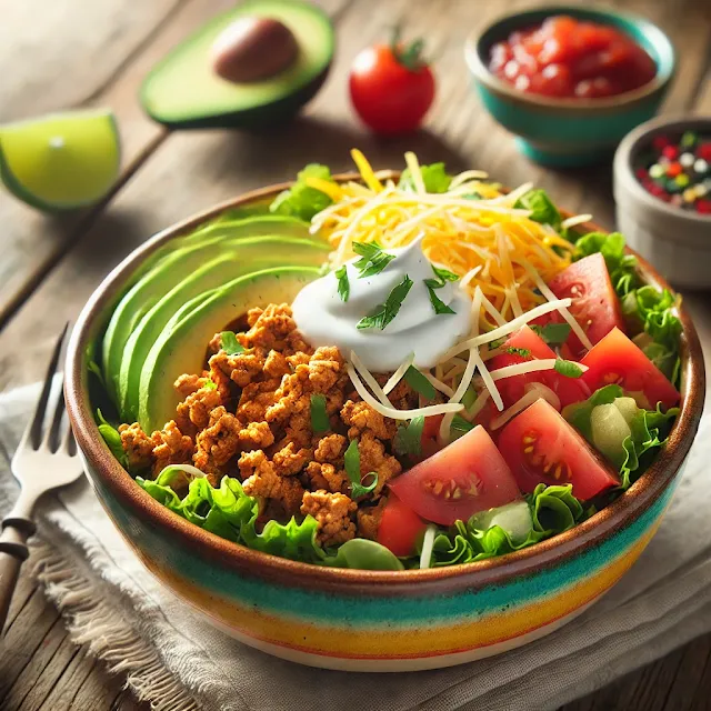 How to Make Turkey Taco Bowls