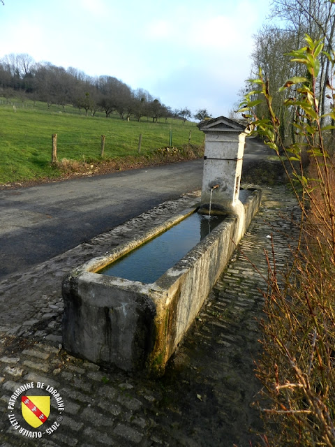 CREPEY (54) - Guéoir (XVIIIe siècle) et fontaine-abreuvoir (XIXe siècle)