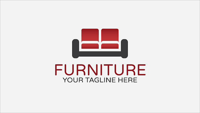 furniture free business logo design template interior