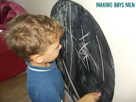 Kids DIY chalkboard