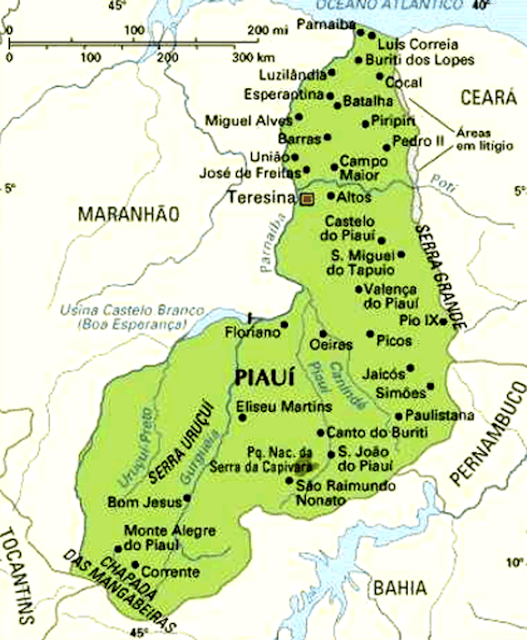 Mapa do Piauí