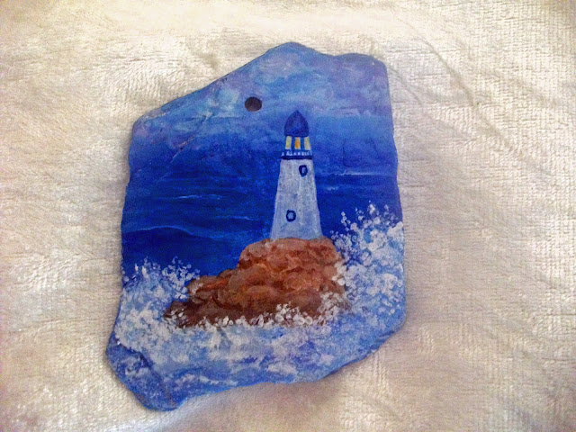 painting on the rocks