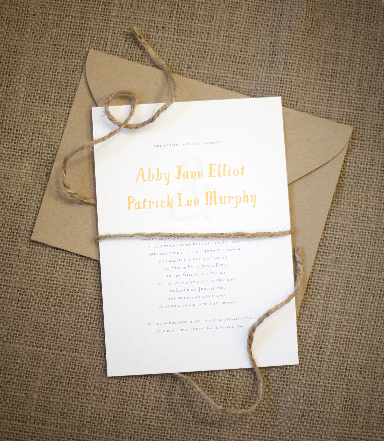 adore these invitations! The use of the recycled, 'brown paper ...