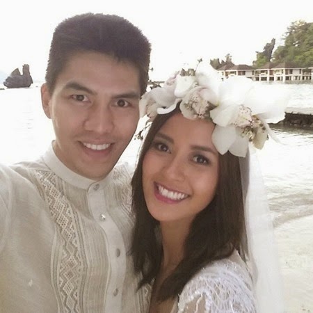 Newlyweds JC Intal and Bianca Gonzalez