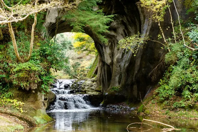 農溝の滝（亀岩の洞窟、北辰妙見洞）～清水渓流公園（千葉）